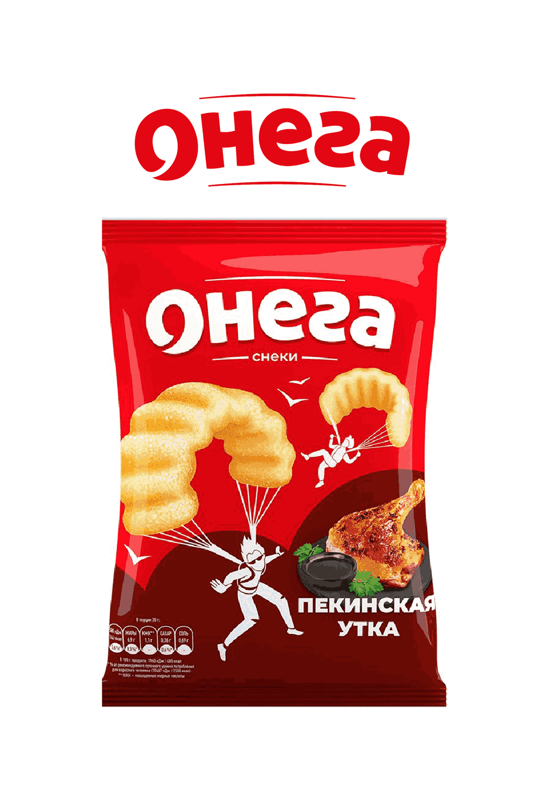 Снеки «Онега» со вкусом пекинской утки 70г/24шт