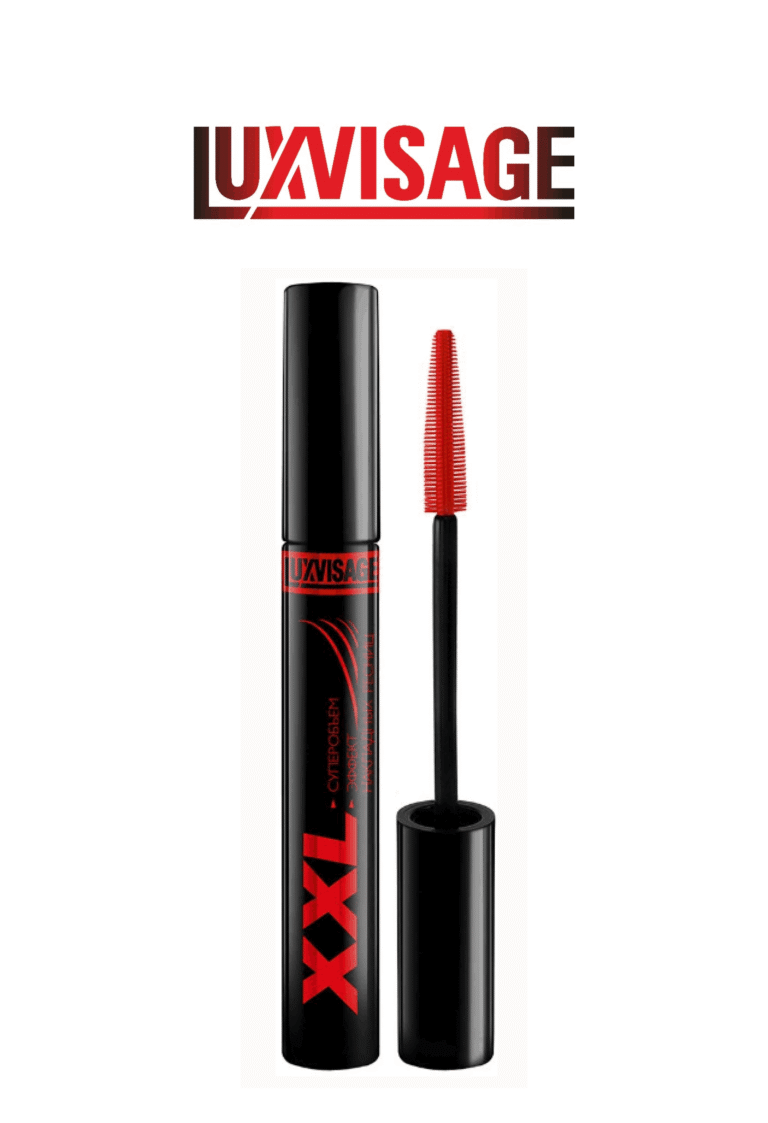 Тушь для ресниц LUXVISAGE XXL 9 г, суперобъем — эффект накладных ресниц